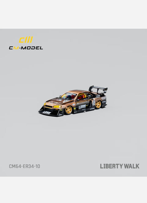 CM Model LB-ER34 Super Silhouette Nissan Skyline No.5 Bronze