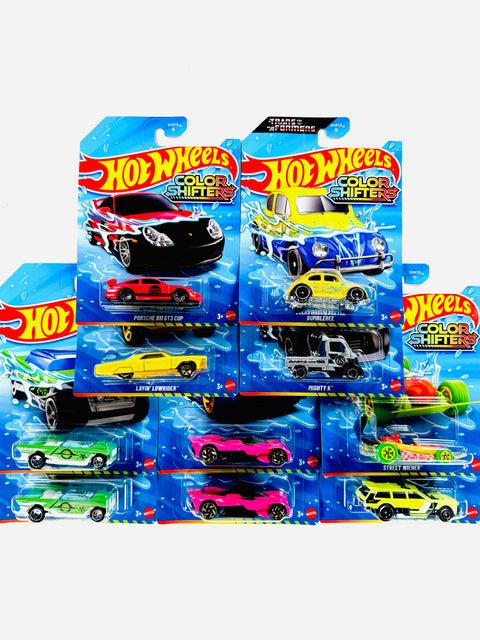 Hot Wheels 2026 Mix 3 Color Shifters Case F Factory Sealed Assorted Pack (10 Cars)