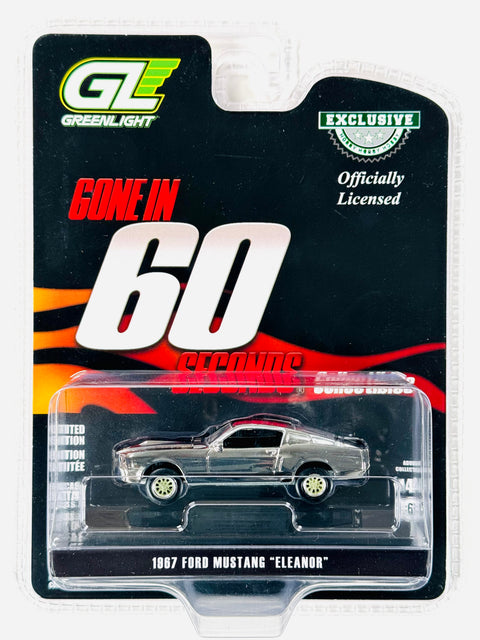 Greenlight Hollywood Gone in 60 Seconds 1967 Ford Mustang Eleanor Chrome Chase