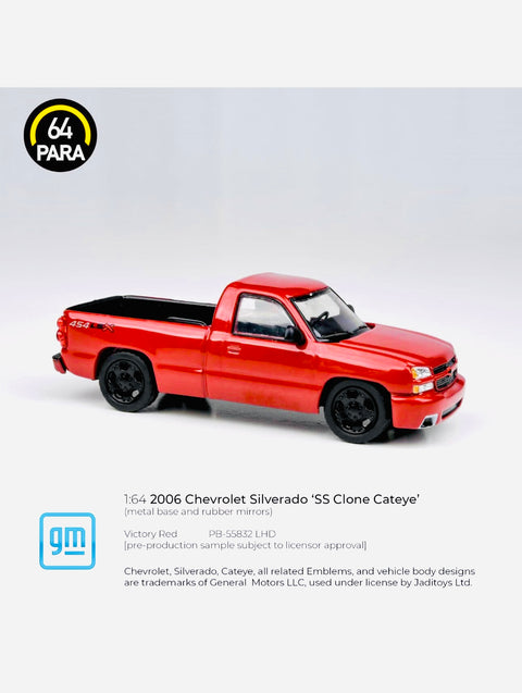 Para64 2006 Chevrolet Silverado Single Cab Truck in Victory Red