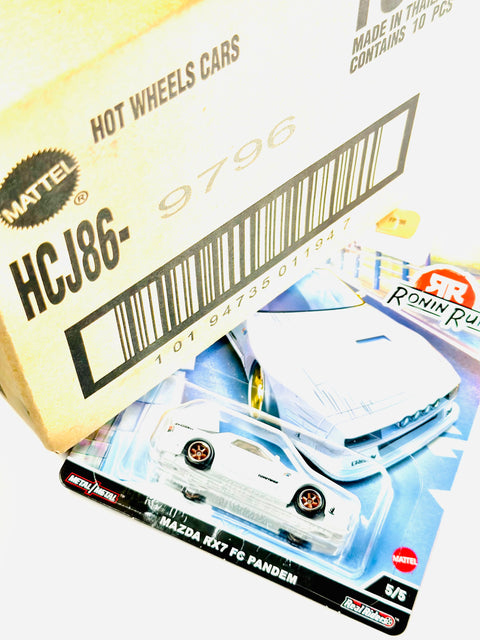 Hot Wheels 2022 Car Culture Mazda RX7 FC Pandem Factory Sealed Solid Pack HCJ86 (10 Cars)