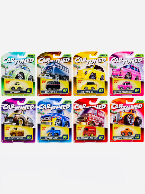CarTuned 2026 Series 11 Mainline Assortment Factory Sealed Assortment Case (8 Cars)
