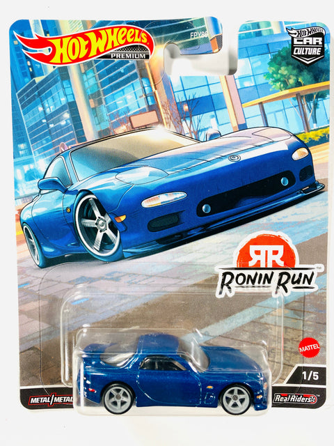 Hot Wheels 2022 Car Culture Ronin Run '95 Mazda RX7 - Damaged Card/Blister