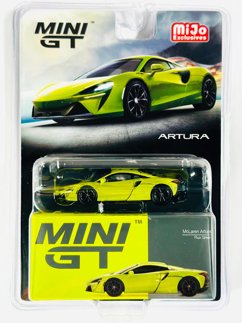 Mini GT Mijo Exclusives McLaren Artura Flux Green #496