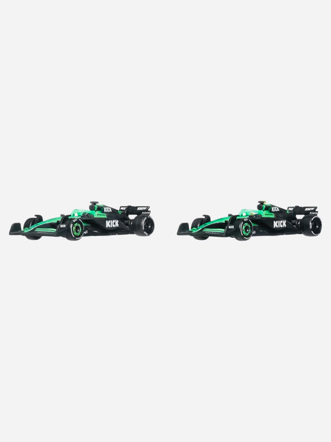 Hot Wheels 2026 F1 Formula One 2025 Racing Premium Kick Sauber Team Nico Hulkenberg #27 & Gabriel Bortoleto #5 2-Pack Box Set Diorama