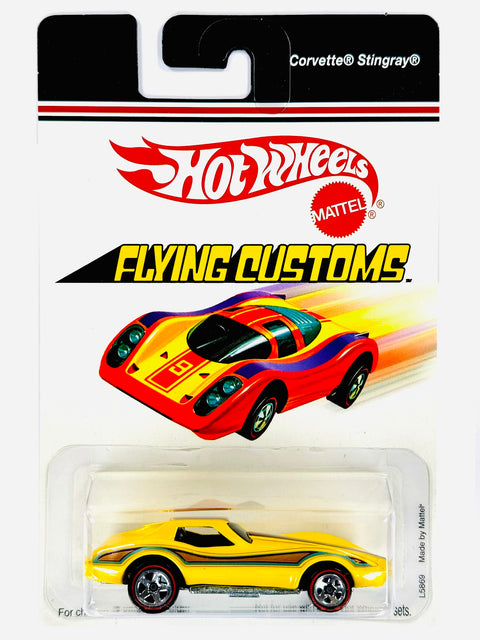 Hot Wheels Flying Customs Corvette Stingray - Damaged Card