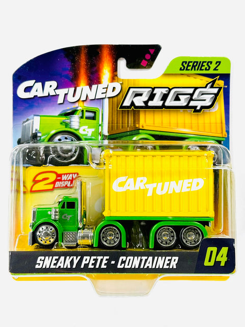CarTuned 2026 Series 2 Container Rigs Sneaky Pete Green/Yellow Container #04