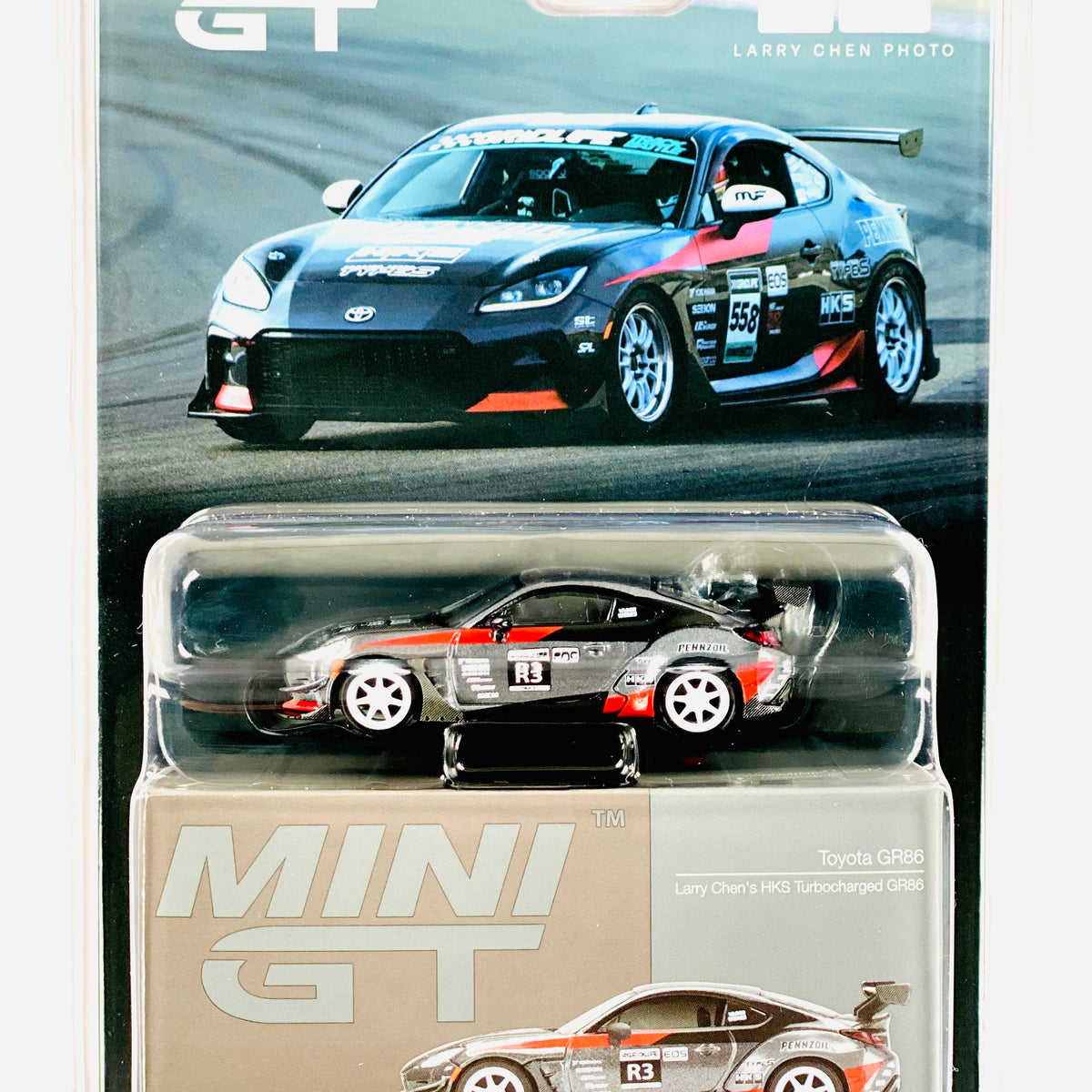 最高品質の GT Mini Mijo HKS Chen's Larry GR86 Toyota Exclusive ミニカー