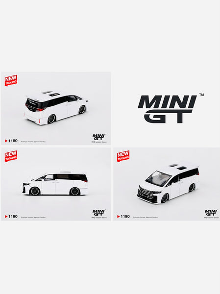 Mini GT Toyota Alphard 40 KUHL White #1180 – Jcardiecast