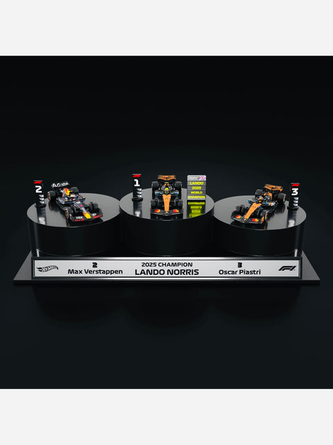Hot Wheels 2025 RLC Exclusive Formula 1 F1 Podium Set