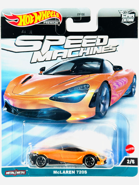 Hot Wheels 2023 Car Culture Speed Machines McLaren 720s - Damaged Card
