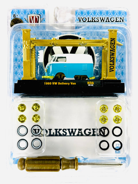 M2 Machines Model Kit 1960 VW Delivery Van Chase - Damaged Blister
