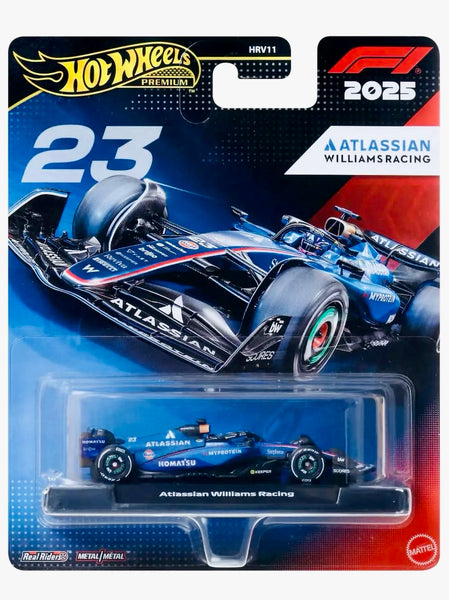 Hot Wheels 2025 F1 Formula 1 Race Team Atlassian Williams Racing