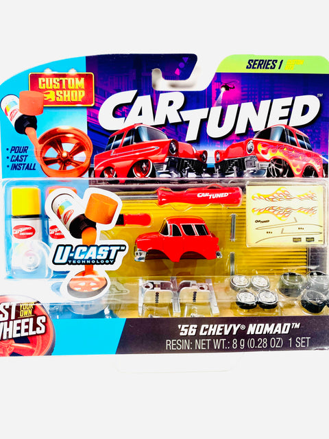 Car Tuned Mijo Exclusive Series 1 Custom Shop Castworks 1956 Chevrolet Nomad Red