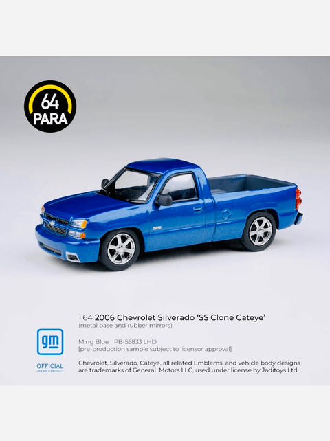 Para64 Factory Sealed 2006 Chevrolet Silverado Single Cab Truck Ming Blue