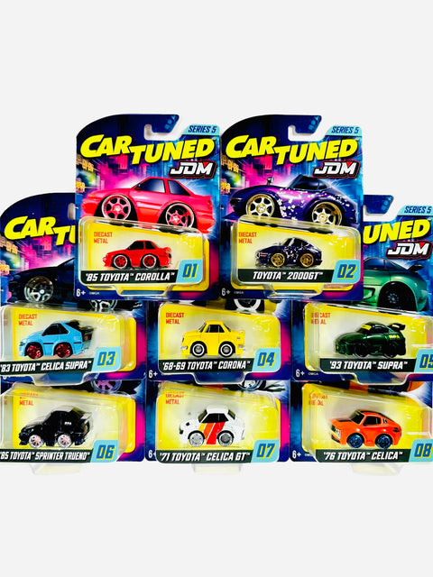 CarTuned Series 5 JDM Tuners Assortment Factory Sealed Assortment Case (8 cars)