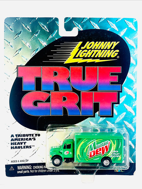 Johnny Lightning True Grit Mountain Dew Hauler - Damaged Card/Blister