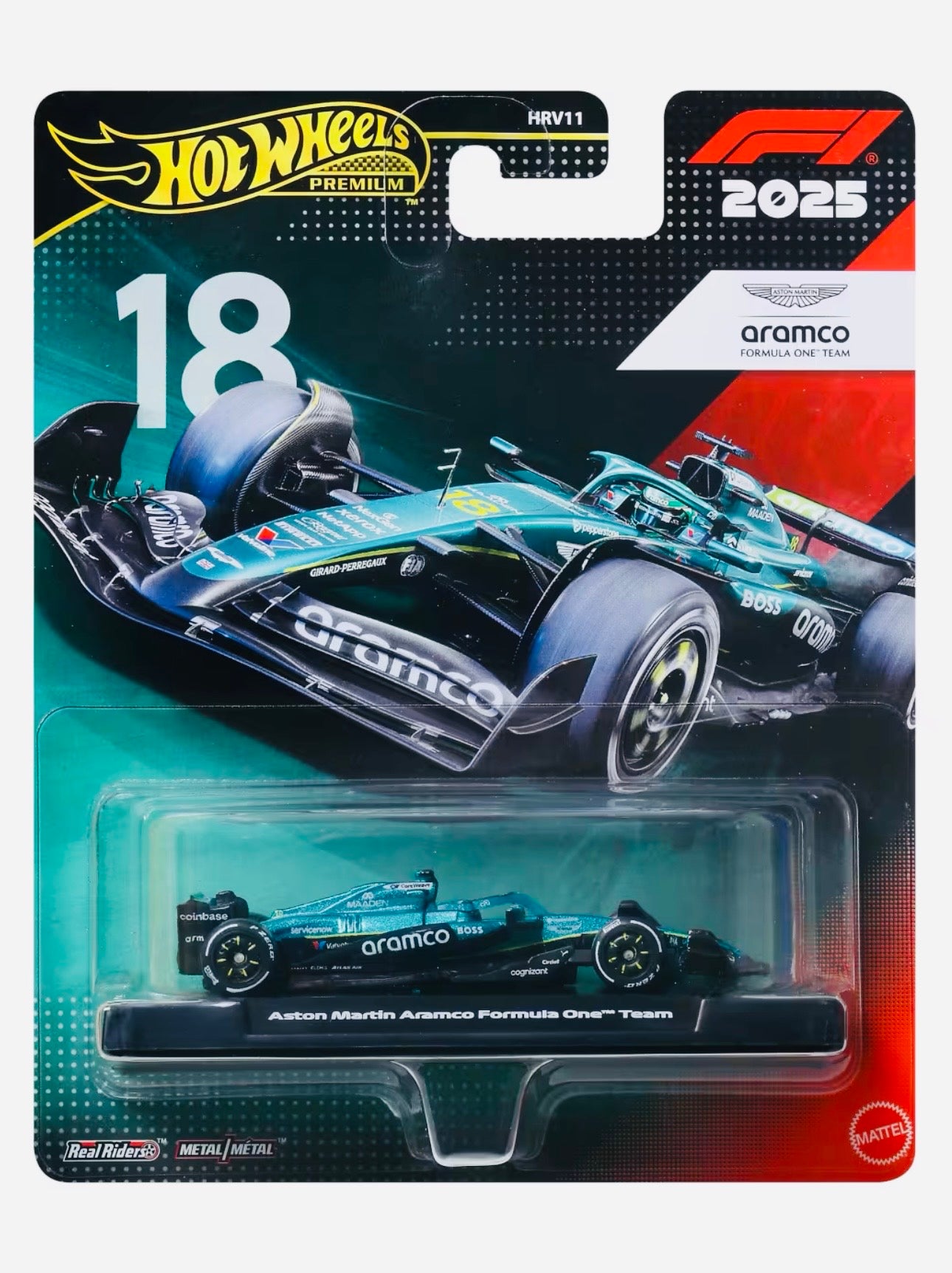 Hot Wheels 2025 F1 Formula 1 Race Team Lance Stroll Aston Martin
