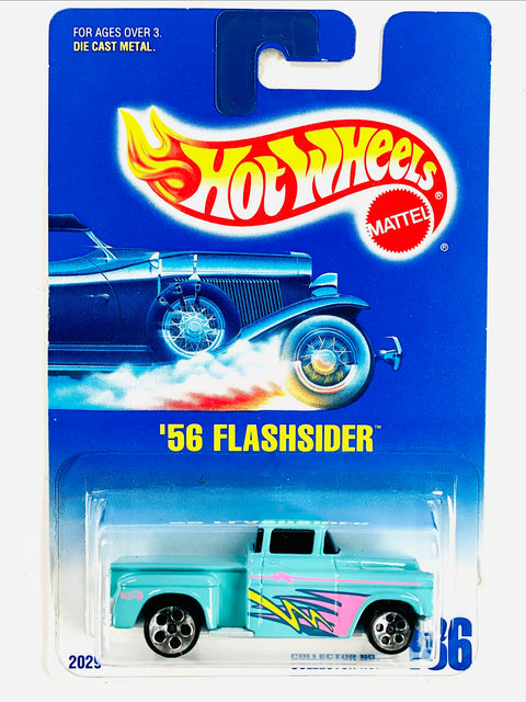 Hot Wheels 1991 '56 Flashsider Collector No. 136 - Damaged Card