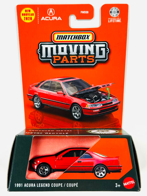 Matchbox 2026 Moving Parts Case P 1991 Acura Legend Coupe