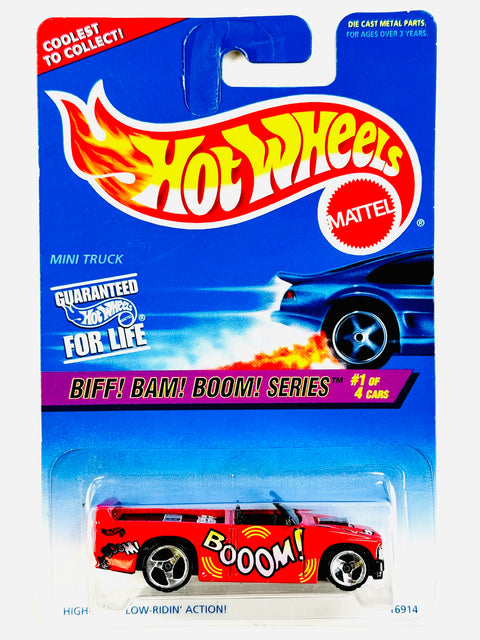 Hot Wheels Biff! Bam! Boom! Series Mini Truck - Damaged Card