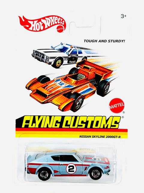 Hot Wheels Flying Customs Tough & Sturdy Nissan Skyline 2000GT-R - Damaged Card