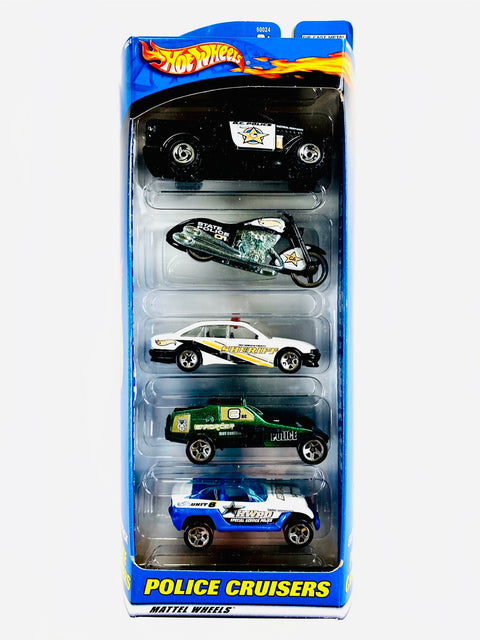Hot Wheels Police Cruisers 5-Car Gift Pack - Damaged Box