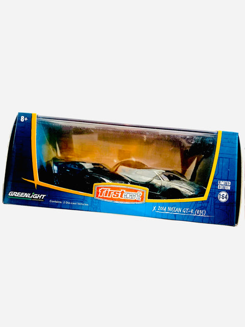 Greenlight First Cut 2014 Nissan GT-R (R35) 2 Pack Exclusive - Damaged Box