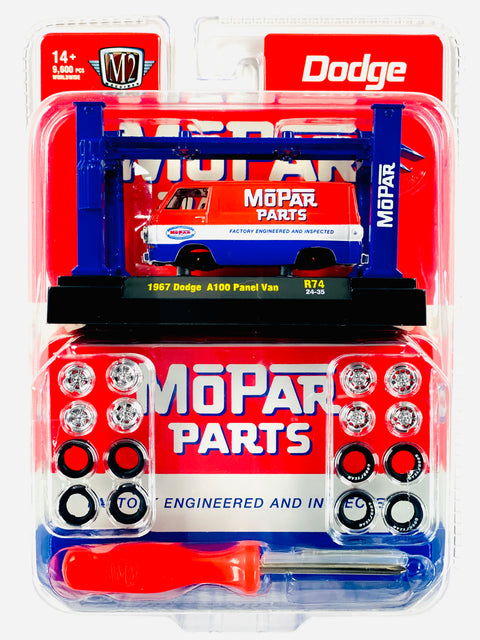 M2 Machines Model Kit Mopar Parts 1967 Dodge A100 Panel Van