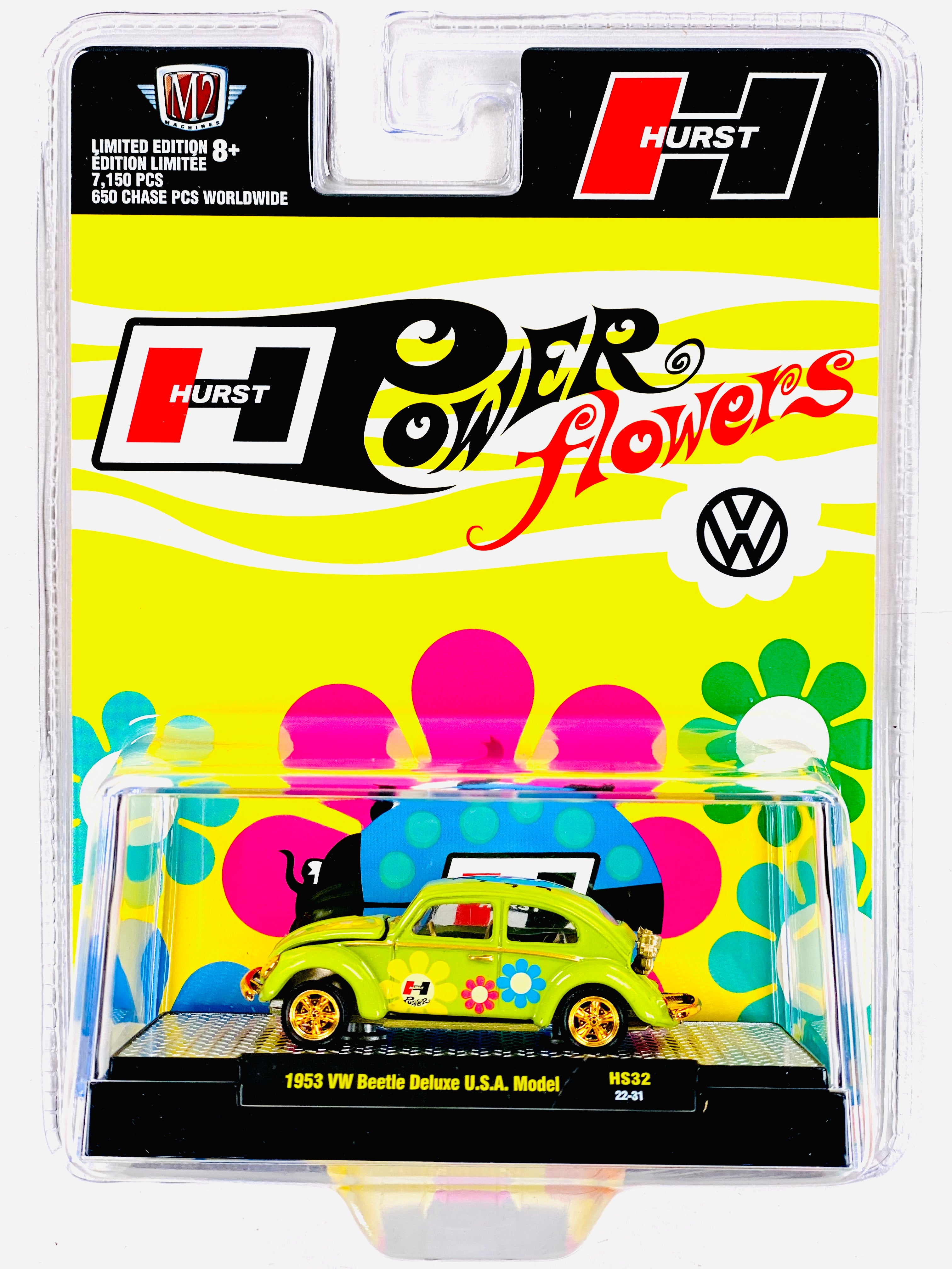 M2マシーン 1953 フォルクスワーゲン・ビートル(チェイスカー) M2 Machines Hobby Exclusive Hurst Power Flowers 1953 Volkswagen
