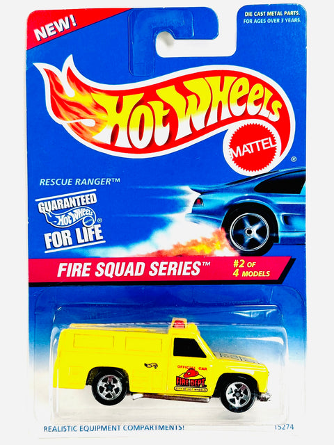 Hot Wheels Fire Squad Series Rescue Ranger - Damaged Card