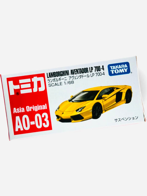 Tomica Lamborghini Aventador LP 700-4 Yellow A0-03