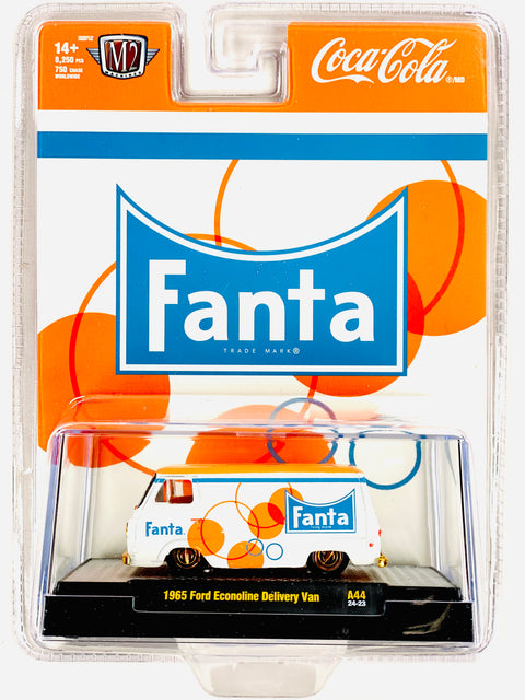 M2 Machines Fanta 1965 Ford Econoline Delivery Van Chase - Damaged Blister