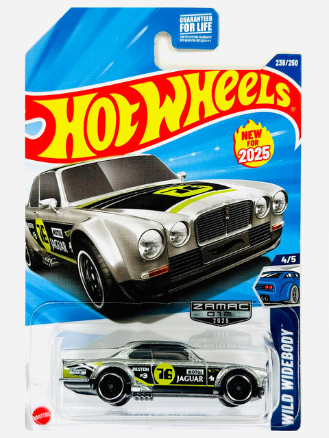 Hot Wheels Wild Widebody Zamac Jaguar XJC V12 Coupe (238/250) - Damaged Card/Blister