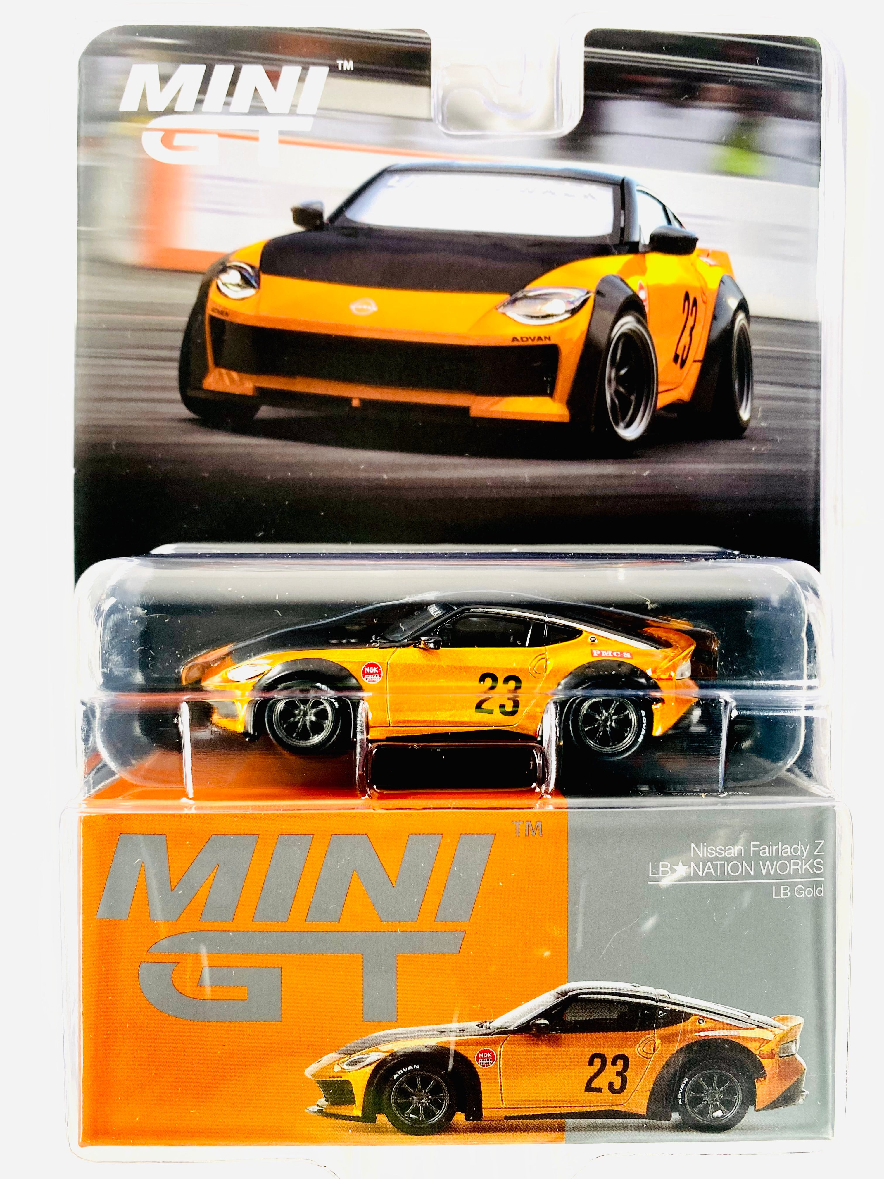 MINIGT  LBWK　NISSAN Z LB NATION WORKS Mini GT Mijo Exclusive Nissan Z LB-NATION WORKS Gold #782