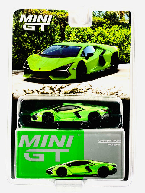 Mini GT Mijo Exclusive Lamborghini Revuelto Verde Selvans Green #789