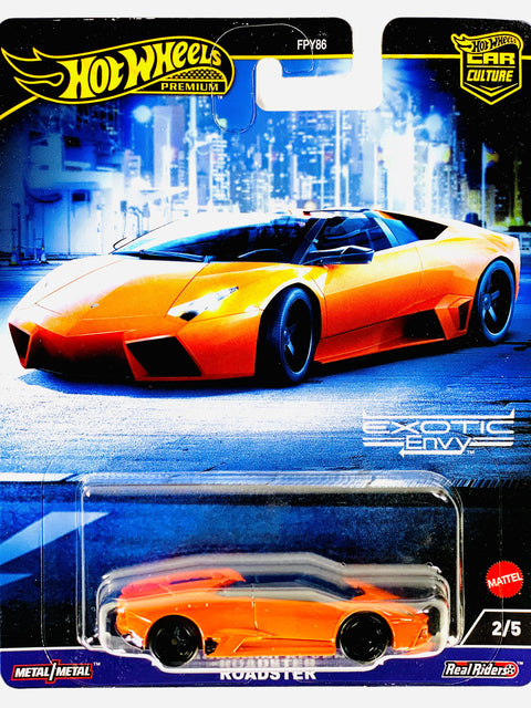 Hot Wheels 2023 Car Culture Exotic Envy Case G Lamborghini Reventon Roadster - Damaged Card