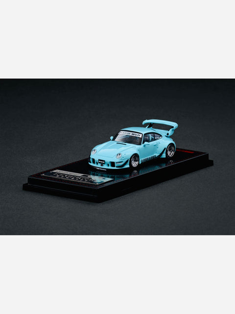 Ignition Model Factory Sealed Rauh Welt Begriff RWB 993 Blue Green