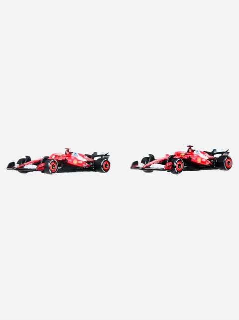 Hot Wheels 2026 F1 Formula One 2025 Racing Premium Ferrari Team Lewis Hamilton #44 & Charles Leclerc #16 2-Pack Box Set Diorama - Damaged Box