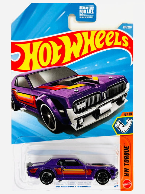 Hot Wheels HW Torque '68 Mercury Cougar (231/250) - Damaged Card/Blister