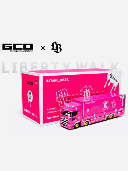 GCD Factory Sealed LBWK HINO700 LB Truck Pink – Jcardiecast