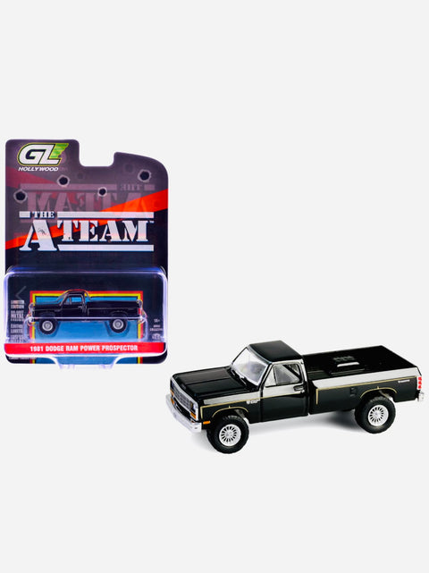 Greenlight Hollywood The A-Team 1981 Dodge Power Ram Prospector Truck
