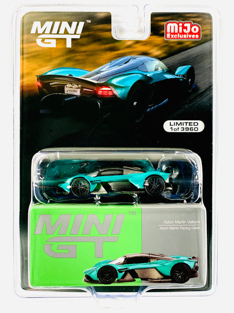 Mini GT Mijo Exclusives Aston Martin Valkyrie Aston Martin Racing Green #600