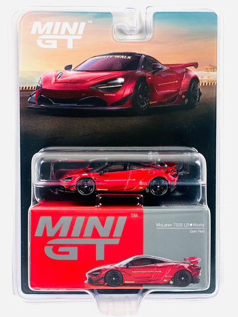 Mini GT McLaren 720S LB-Works Gem Red LHD #828