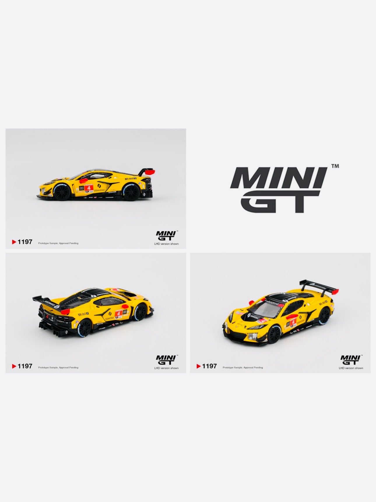 Mini GT Chevrolet Corvette Z06 GT3.R #4 2025 IMSA Daytona 24 Hrs
