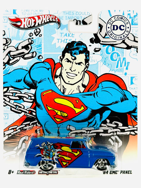 Hot Wheels 2012 Pop Culture DC Comics '64 GMC Panel - Damaged Card