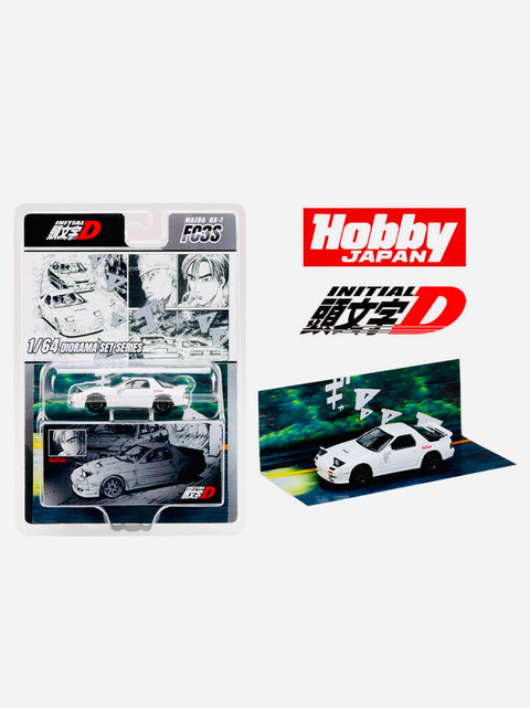 Initial D Hobby Japan Diorama Set Series Mazda RX-7 (FC3S) RedSuns Initial D Ryosuke Takahashi VS Kyoichi Sudou