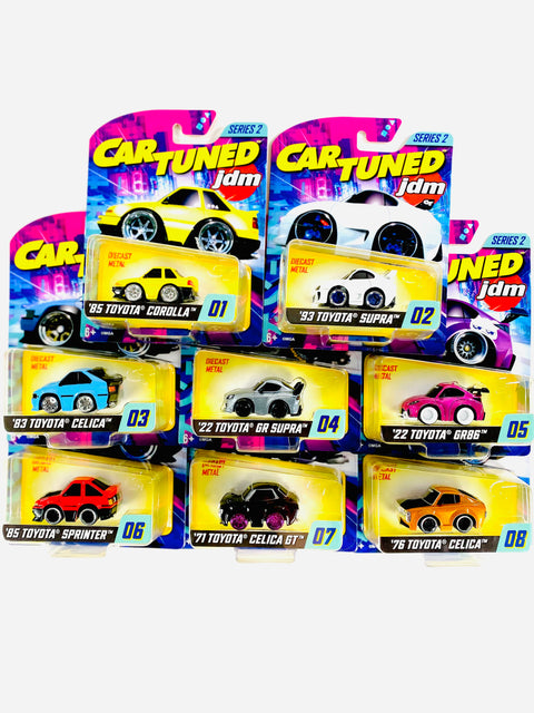 Car Tuned 2025 Series 2 JDM Tuners Assortment (8 cars)