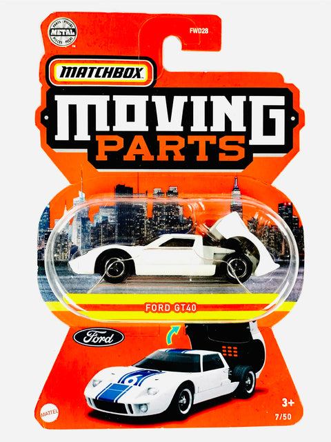 Matchbox 2023 Moving Parts Ford GT40 - Damaged Card/Blister