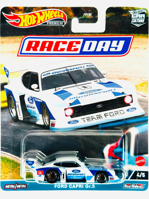 Hot Wheels 2023 Car Culture Race Day Ford Capri GR.5 - Damaged Card/Blister
